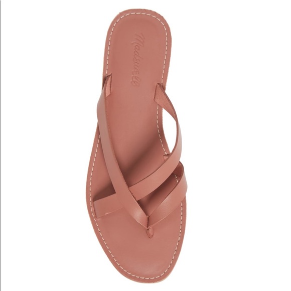 Madewell The Boardwalk Risa Rose Dust Flip Flop NWT - Picture 5 of 13